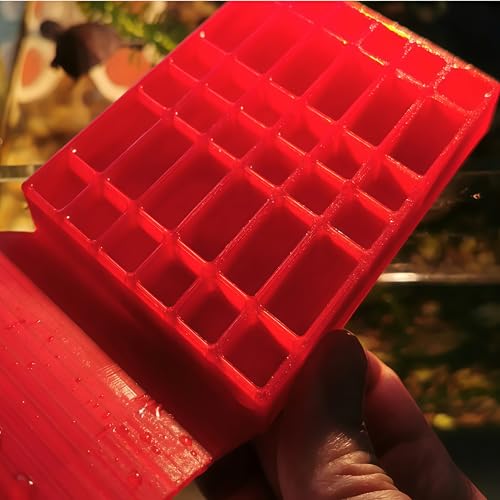 Plataforma flotante desmontable para tortugas color rojo miniatura 2