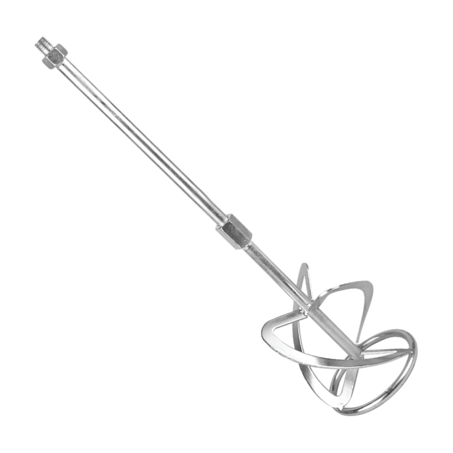 EMTOP - Varilla Mezcladora Recambio | Ø 120 mm | Rosca M14x2 | Largo 60 cm | Compatible con Mezcladora EMXR14001 | Para Mortero, Yeso y Pinturas | Acero de Calidad