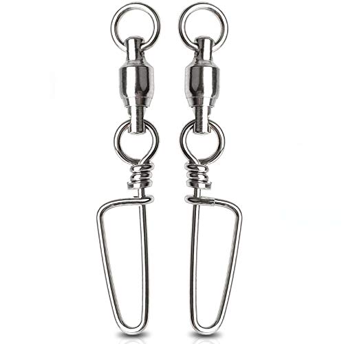 Qishuo ベアリング 青物 スイベル スナップ付き サルカン 高強度 ステンレス スナップ ボールベアリング スイベル ルアー さるかん 釣り 25個 21kg Amazon 楽天 ヤフー等の通販価格比較 最安値 Com