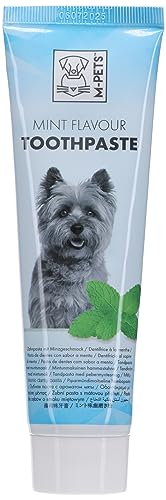 M-PETS Mint Flavoured Dog Toothpaste, Fresher Breath with Whiter Teeth, Controls Plaque, Tartar & Reduces Inflammation, Fights Gum Diseases, Suitable for Puppies and Dogs, Mint Flavour, 100gm (B085QMXJKG) Amazon Price History, Amazon Price Tracker