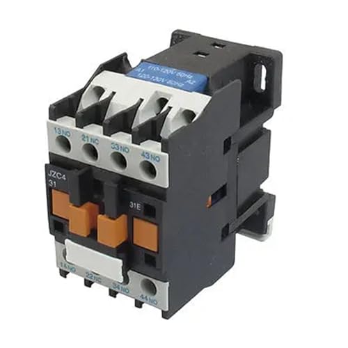 Contacteur CA JZC4-31 110-130V triphasé 3NO 1NC bobine 20A pour tableau