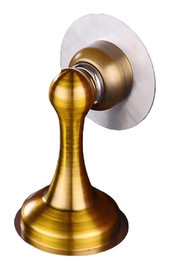 Nvsfzgiyg Wooden Door Stopper Doorstops Stoppers,Magnetic Stop Catch,Brushed Nickel Stainless Steel Wall Protector