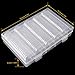 Eeoyu 100 Pieces 25 mm Coin Capsules Holder with Plastic Storage Organizer Box for Coin Collection Supplies