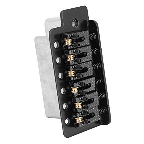 VGEBY Conjunto de ponte tremolo para guitarra Stratocaster Tremolo com rolo de ponte Vibrato para gu