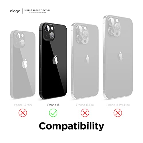 elago Armor Case Compatible met iPhone 13 (6.1") Hoesje - Heavy-Duty Beschermhoes, Premium TPU, Carbon Fiber Textuur, Stoer Robuust Ontwerp, Schokbestendige Bumper Cover (Zwart) - Afbeelding 3