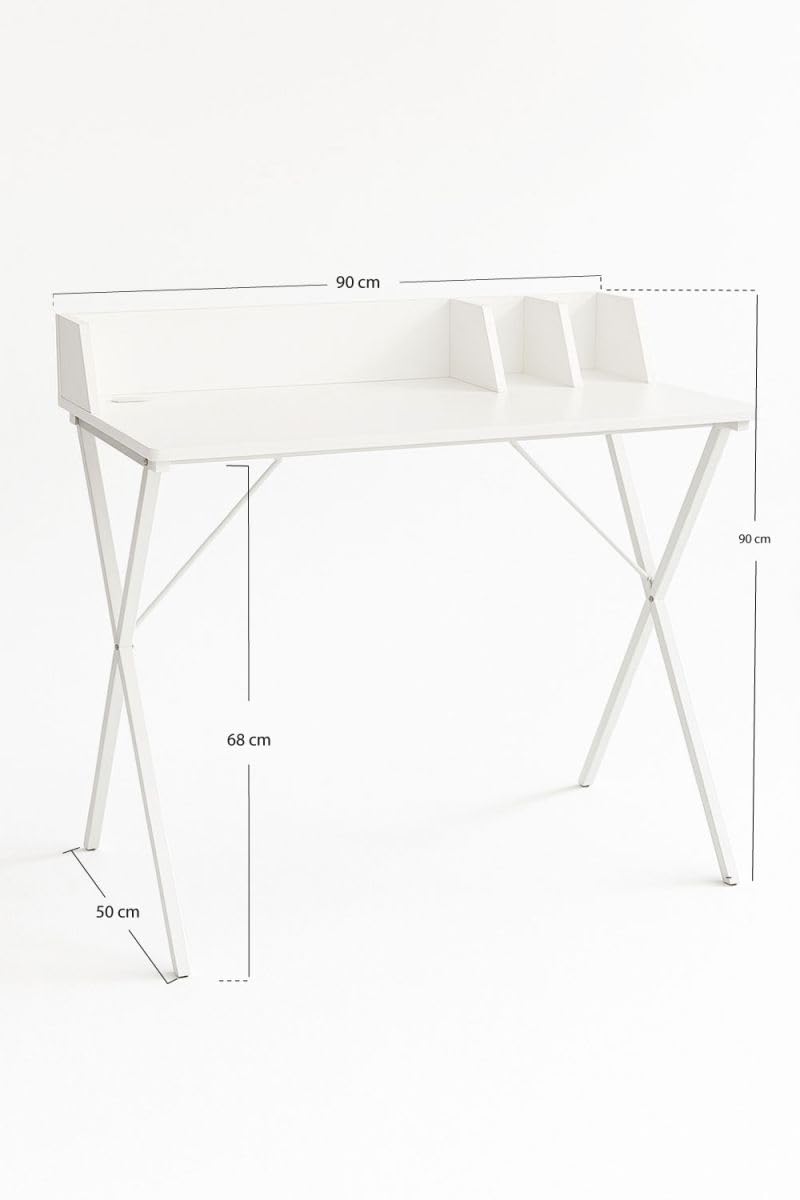 Regalos Miguel - Escritorios - Escritorio Zenta 90 cm - Blanco