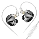 KZ D-FI Auriculares intrauditivos con Monitor de 4 Niveles, Auriculares con Sonido estéreo HiFi Auriculares con Cable y cancelación de Ruido Bass Earbuds (con Micro Sin interruptores) KZ D-FI Auriculares intrauditivos con Monitor de 4 Niveles, Auriculares con Sonido estéreo HiFi Auriculares con Cable y cancelación de Ruido Bass Earbuds (con Micro Sin interruptores)