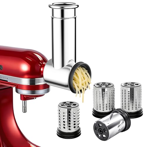 Accessoire de broyeur en acier inoxydable pour mixeur Kitchenaid sur socle, râpe à légumes, râpe à fromage, salade, hachoir à poudre de broyage,...