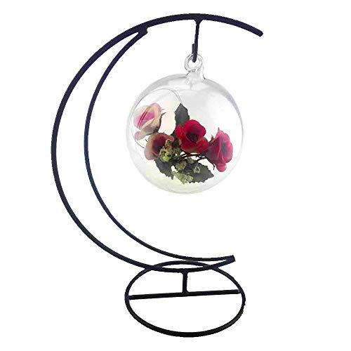 Awesomes Air Plant Stand/Flower Pot Stand Holder Iron Pothook Stand For Hanging Glass Terrarium (Month Pack Of 2) #TOP2
