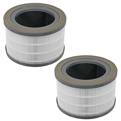 SPARES2GO HEPA Filter for Levoit Vista 200 Air Purifier (Pack of 2)