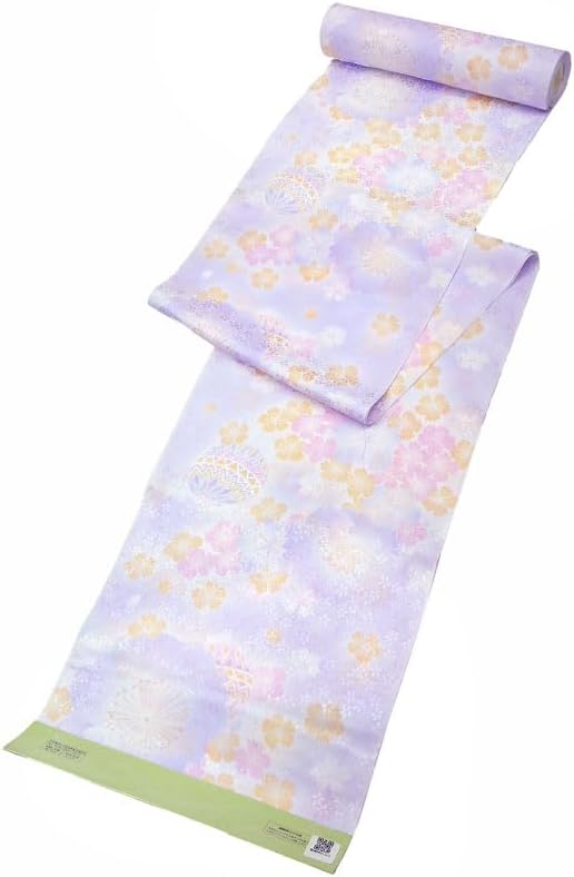 京都うさぎ堂] 振袖用 正絹長襦袢 j-080 藤色 薄紫色 桃色 桜 振袖