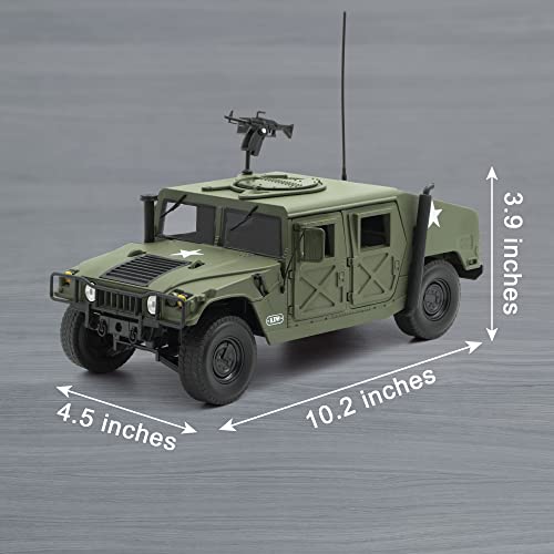 Modelo de Vehículo Militar a Escala 1:18 de Metal y Plástico miniatura 5