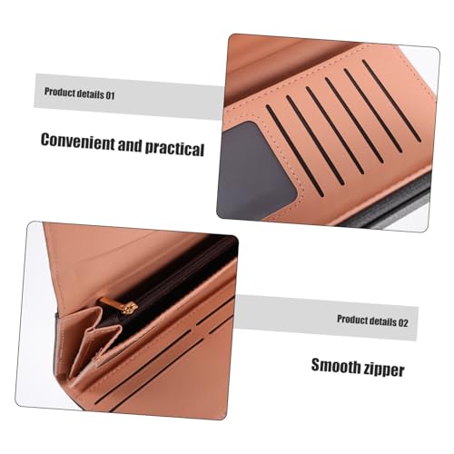 Women's Clutch Pu Leather Wallet Trifold Design Long Wallet Fashion and Practical for Ladies4