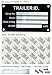 Trailer VIN ID Plate Data TAG Blank Model Identification VIN Serial Number, Model, Date of MFG and GVWR, Tailgating id Plate for Cargo Carriers Trucks Boats (1 PC., Trailer ID., 3.74x2.16)