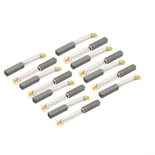 Escobillas de carbón para motores eléctricos, 15 unidades, 20 mm x 5 mm x 5 mm, aptas para uso con sierras circulares, taladros, aspiradoras y otros