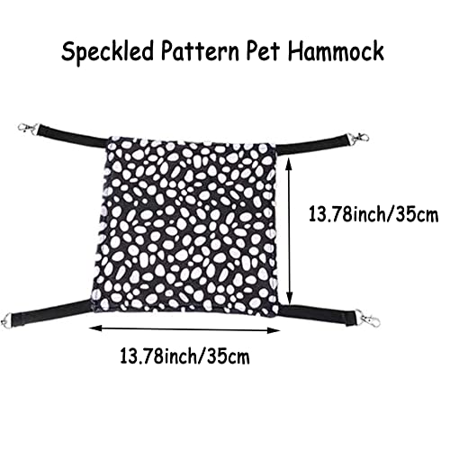 Image of Litewoo Pet Cotton Hammock, Hanging Bed Warm Hammock Swing for Bird Parrot Rat Sugar Glider Chinchilla Squirrel Guinea Pig