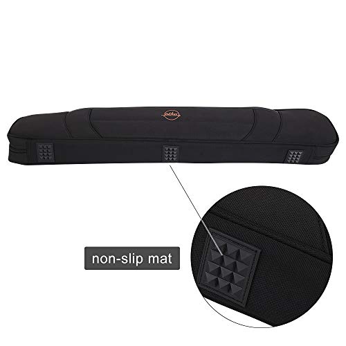 Piku 3X4 Pool Stick Case Billiard Case Pool Cue Case Carry Case (3 Butts+4 Shafts)… (Black) #TOP4