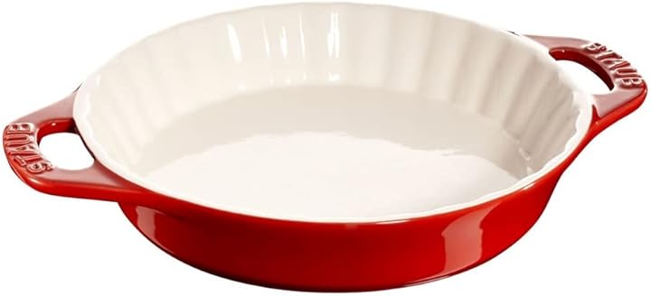Staub teglia 24 cm rotonda in ceramica rossa