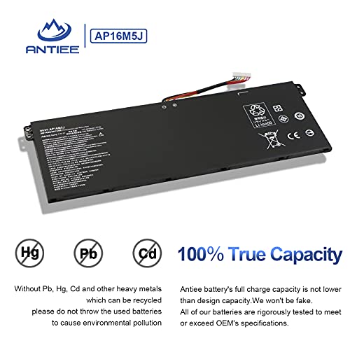 Antiee Ap16M5J Laptop Battery For Acer Aspire 1 A114-31 A114-32 Aspire 3 A314-31 A314-32 A314-41 A315-21 A315-21G A315-22 A315-31 A315-32 A315-33 A315-41 A315-51 A315-53 A315-53G 2Icp4/80/104 #TOP3