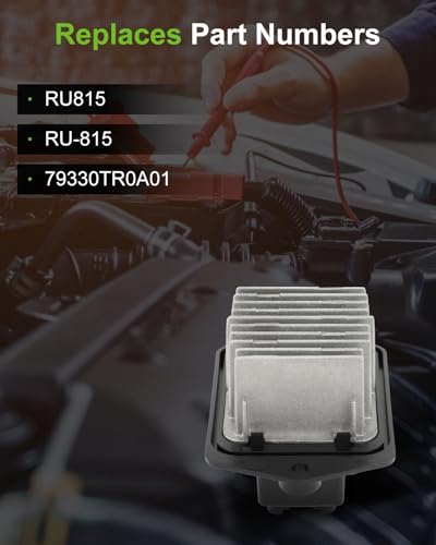 Image of SCITOO Air Conditioning Heater Fan HVAC Blower Motor Resistor Regulator for 2013-2020 for Acura ILX /2013-2018 for Acura RDX /2013-2017 for Honda Accord /2012-2015 for Civic /for CR-V,OE-RU815,79330TR0A01