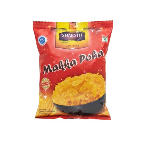 Image of SHAPATH Premium Corn Flakes | Crispy Toasted Corn Flakes | Ready to Fry Breakfast | Light & Crunchy | Enjoy with namkeen /Add Pinch of Salt For Better Taste | Best For Evening Snacks / 500gm Pack