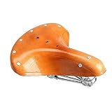 sillin comodo larga distancia [FÁCIL DE INSTALAR]: el sillín retro tiene un sistema de instalación universal y se puede instalar fácilmente en casi todo tipo de bicicletas. El asiento de bicicleta viene con todas las piezas de instalación, incluidas 2 herramientas de instalación.Puede hacerlo más conveniente en el proceso de instalación del asiento de bicicleta.