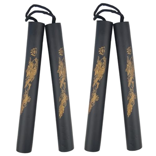 Nunchakus para niños 2 Piezas de Entrenamiento de Espuma Ligera Nunchaku Palos de práctica de Artes Marciales Juguete de Entrenamiento Seguro para Principiantes para niños práctica de Ejercicio