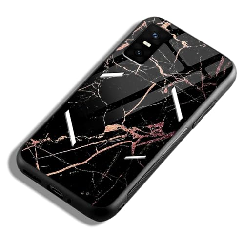 Image of COLORflow Back Cover Compatible with Infinix GT 30 Pro 5G | Black Marble Golden | Shockproof TPU Bumper Cover with Camera Protection Back Cover Compatible with Infinix GT 30 Pro 5G