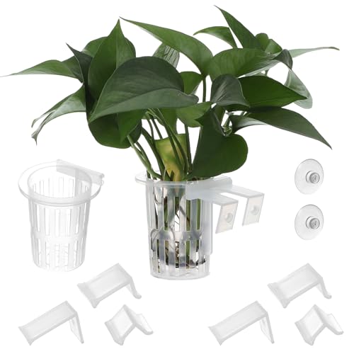 2 Pcs Aquarium Plant Holder, Aquarium Planter Cup for Aquaponic