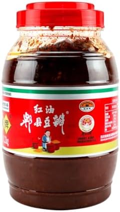 Juan Cheng Sichuan Pixian Broad Bean Chili Paste 1200g (42 oz) with Red Chili Oil, Salty Fermented Hongyou Doubangjiang for Hotpots and Mapo Tofu Sourced for SPICEBRO online Grocery
