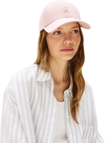 Tommy Hilfiger Damen Cap Elevated Chic mit Logo, Rosa (Foggy Pink), Einheitsgröße – Ansicht 6
