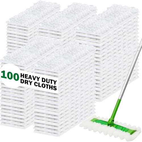 SoliFairy Heavy Duty Dry Sweeping Cloth Refill 100 Count