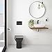 Carre Back to Wall Toilet Bowl in Matte Black