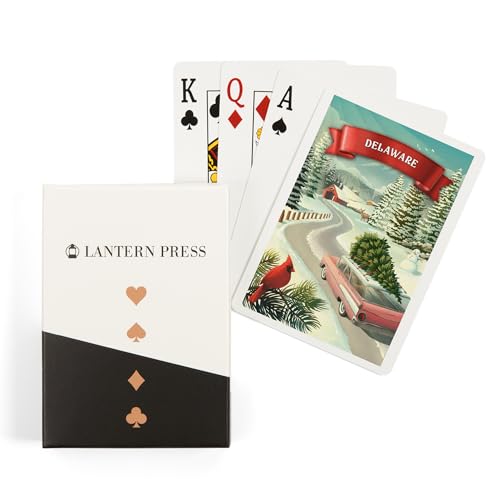 Lantern Press Delaware Naipes Poker 52 Cartas