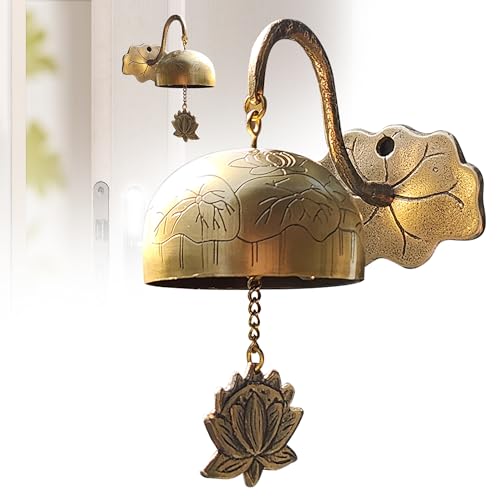 Solid Brass Shopkeepers Bell for Door Opening &ndash;...