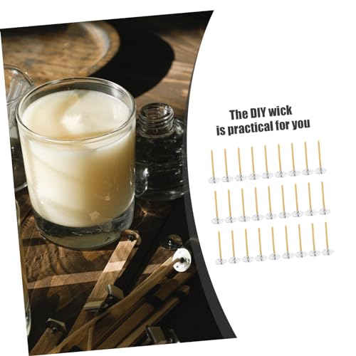 100 mechas para velas con base para hacer velas DIY miniatura 6