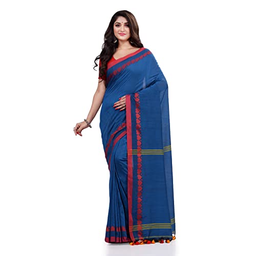 Image of dB DESH BIDESH Women`s cotton saree for woman handloom cotton georgette silk party, wear latest, loveria new, collection farewell soft mulmul linen cotton sarees for women with unstitched blouse