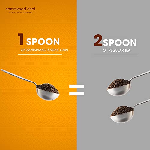 Image of Sammvaad Kadak Chai 1000 G Chai I Your Everyday Cup Kadak With High Grade CTC From The Hills Of Assam and Dooars | Crafted For Togetherness