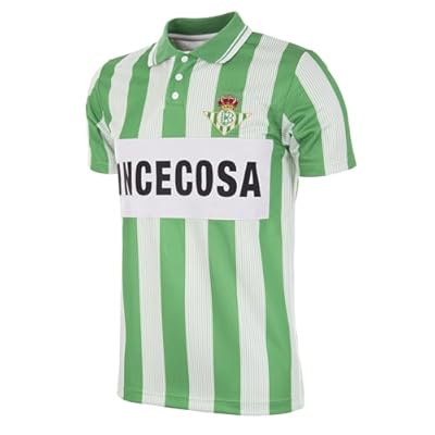 Copa Football - Camiseta de Fútbol - Hombre - Real Betis 1993/94 - Retro - Manga Corta - Verde/Blanco - 100% poliéster - Talla XXL | Ya disponible en tu tienda friki favorita! En mundofriki.es!