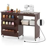 GIANTEX Folding Sewing Table