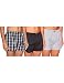 Produktbild Calvin Klein Herren BOXER WVN 3PK Boxershorts, Schwarz (Blk/Morgan Plaid/Montague Stripe Bms), X-Large (Herstellergröße: XL)