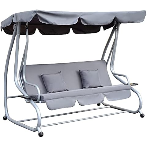 Outsunny 2-in-1 Garden Swing Bed Cover