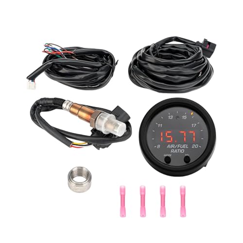 EIOLWJIEO Wideband 02 UEGO Air Fuel Ratio Gauge Kit Ratio Gauge Sensor Afr Oxygen Oxygen Sensor Wideband Fuel Ratio Gauge Car