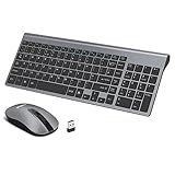 Produktivität immer griffbereit: LeadsaiL kabellose Tastatur- und Maus-Set mit praktischen und essentiellen Hotkeys für direkten Zugriff auf Multimedia. Sie erhalten 12 Multimedia-Hotkeys für sofortigen Zugriff auf Wiedergabe, Pause, Zurück, Weiter, Lautstärke, Stummschaltung und mehr.