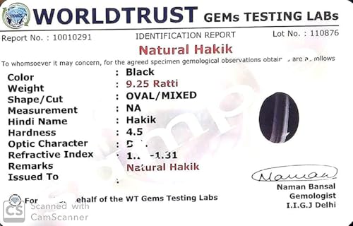 Bague ajustable Hakik noir finis les problèmes de taille de doigt - 5