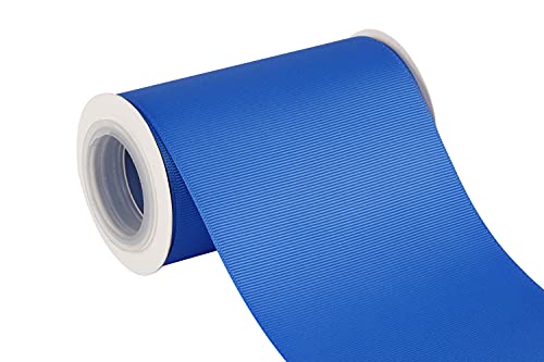 Joycrosso 4" Inch Grosgrain Ribbon 5 Yards-Roll Set for Chair Sash Gift Wrapping Party Favor Home Decoration Craft Supplies, Royal