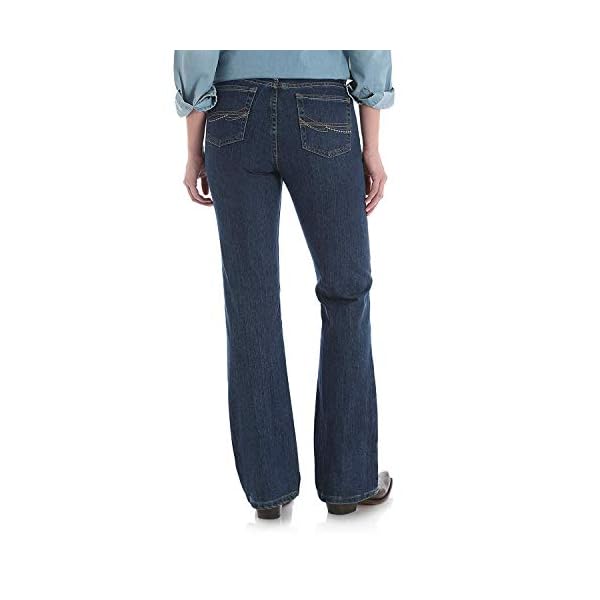 Wrangler-Womens-As-Real-As-Wrangler-Classic-Fit-Boot-Cut-Jean Wrangler Women's As Real As Classic Fit Bot Cut Red Casted Blue Indigo Jean, Casted Blue Indigo, 14Wx34L