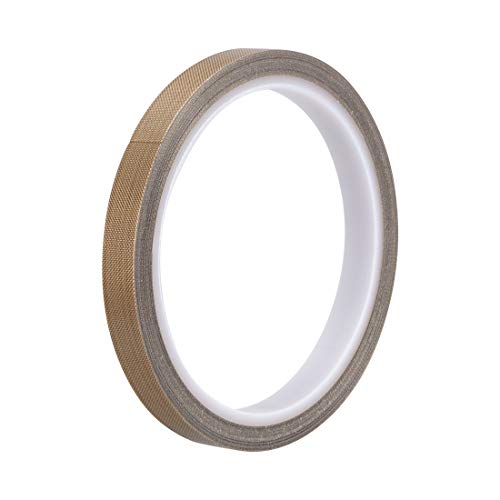 Image of uxcell Heat Resistant Tape - High Temperature Heat Transfer Tape PTFE Film Adhesive Tape 10mm x 10m(33ft)
