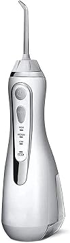 Water Flosser, Professional with 3 Mode Portable Rechargeable Dental Oral Irrigator IPX7 Waterproof Water Flossing for Home TravelWhite