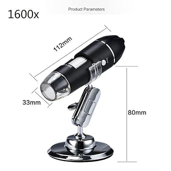 Microscope Observation Professional 1600X 8 LED Digital Microscope USB Camera Microscopio Magnifier